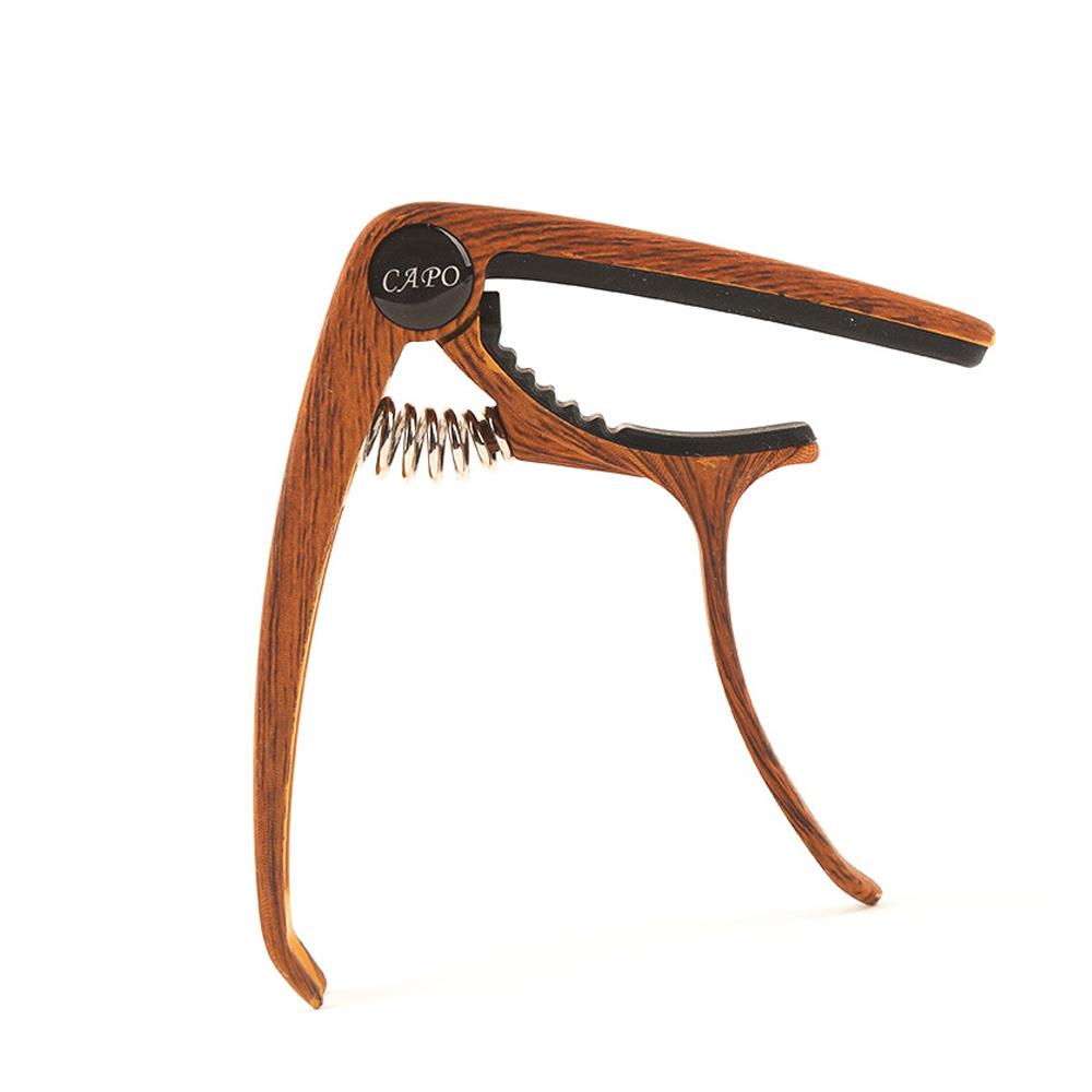 

Гитарный каподастр металлический 1 шт алюминиевый сплав гитарный тюнер зажим профессиональный ключ триггерный каподастр для акустических электрических музыкальных инструментов коричневый