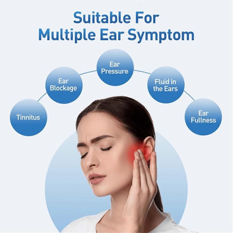 Eustachian Tube Unclogger Ear Pressure Relief Device Unblock Eustachian Tube Balancing Ear Pressure Portable Ear Pressure Regulator