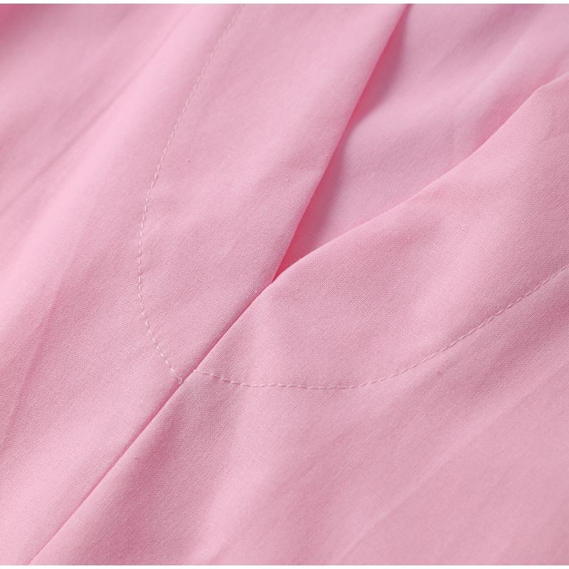 Pantaloni scurți pentru femei, cu decolteu în V, cu mânecă lungă, cămașă largi, talie înaltă, cu picior lat, pantaloni scurti, set pentru femei, vacanță de vară