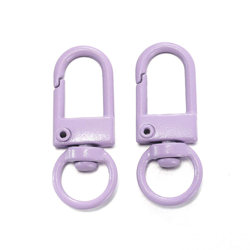 New Color Spray Paint Door Buckle Keychain: DIY Doll Pendant for Phone & Bag