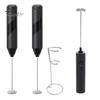 Handheld Milk Frother Electric Foam Maker Rechargeable Stainless Steel Whisk Drink Mixer Versatile Mixing Tool for Lattes Cappuccino Matcha