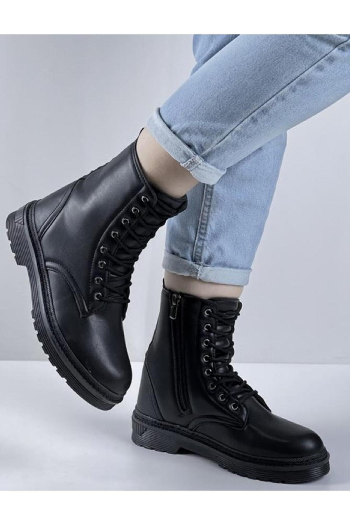 

Женские теплые удобные повседневные зимние ботинки из натуральной кожи с нескользящей подошвой на молнии Zenne 37