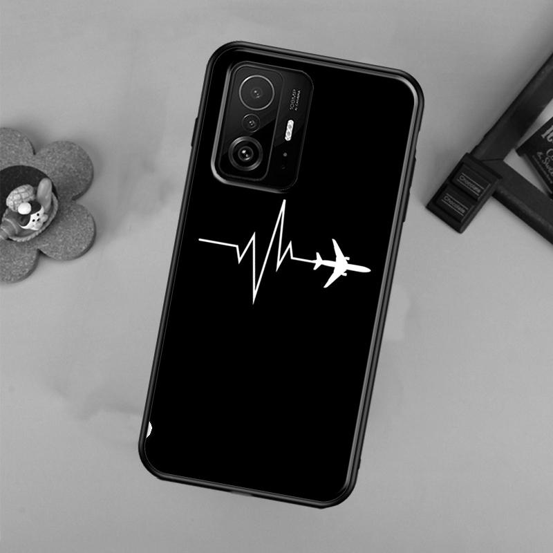 Airplane Aircraft Case For Xiaomi 13 14 Ultra 11T 12T 13T 14T Pro POCO X7 Pro X3 X5 X6 F3 F5 F6 M6 Pro Cover