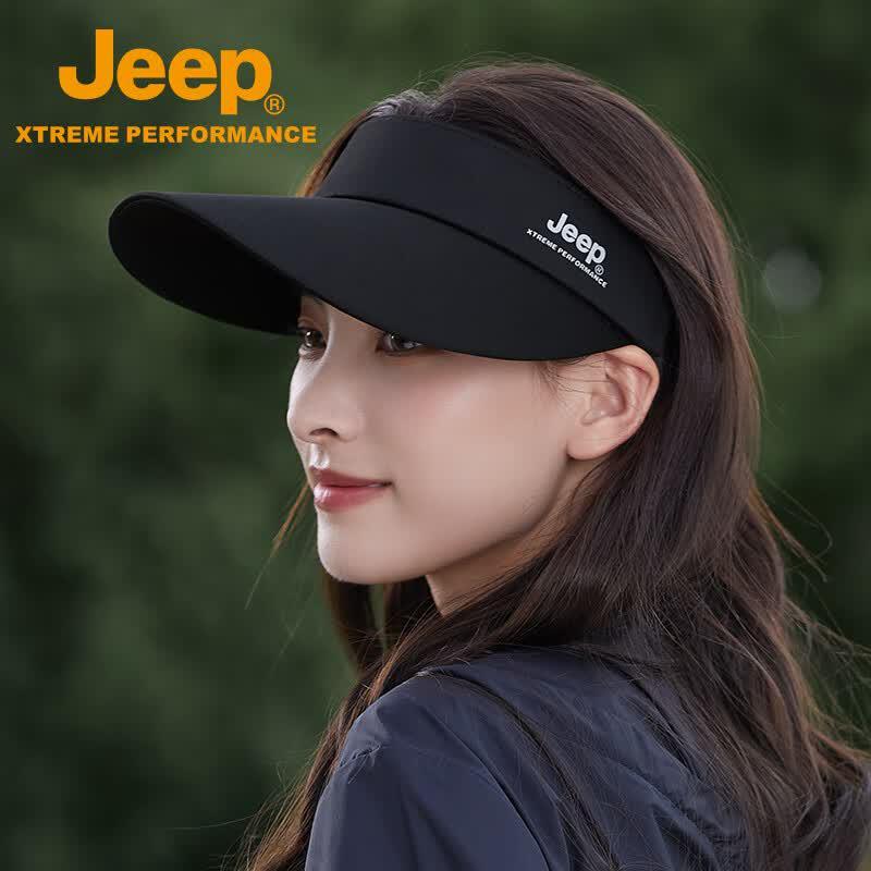 Jeep Unisex Ice Silk Quick-Dry Sun Visor Hat 60cm