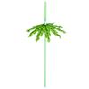 20Pcs Party Straws Hawaiian Style with Umbrella Coconut Palm Design Disposable Party Straws Perfect