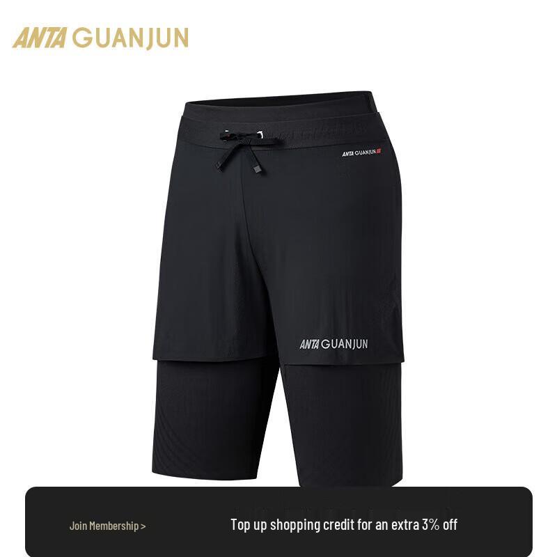 ANTA Women s Champion Outdoor Ice-Tech Trail Running 2-Piece Shorts Set XL