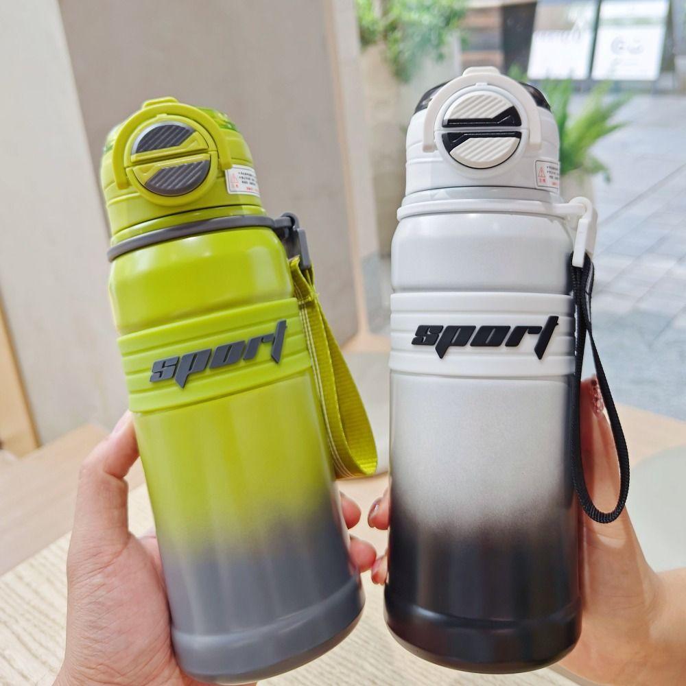 

Heat Preservation Thermos Bottle 316 Stainless Steel Thermal Flask Outdoor Activities білий