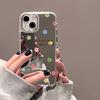 Color Flower Mirror for iPhone17promax Mirror Phone Case 16 Large Hole 14/13 Apple 15