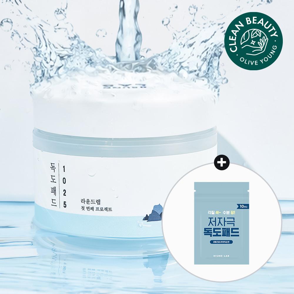 Round Lab [hypoallergenic Keratin] Round Lab 1025 Dokdo Pad 70 Sheets Plan  +10 Sheets