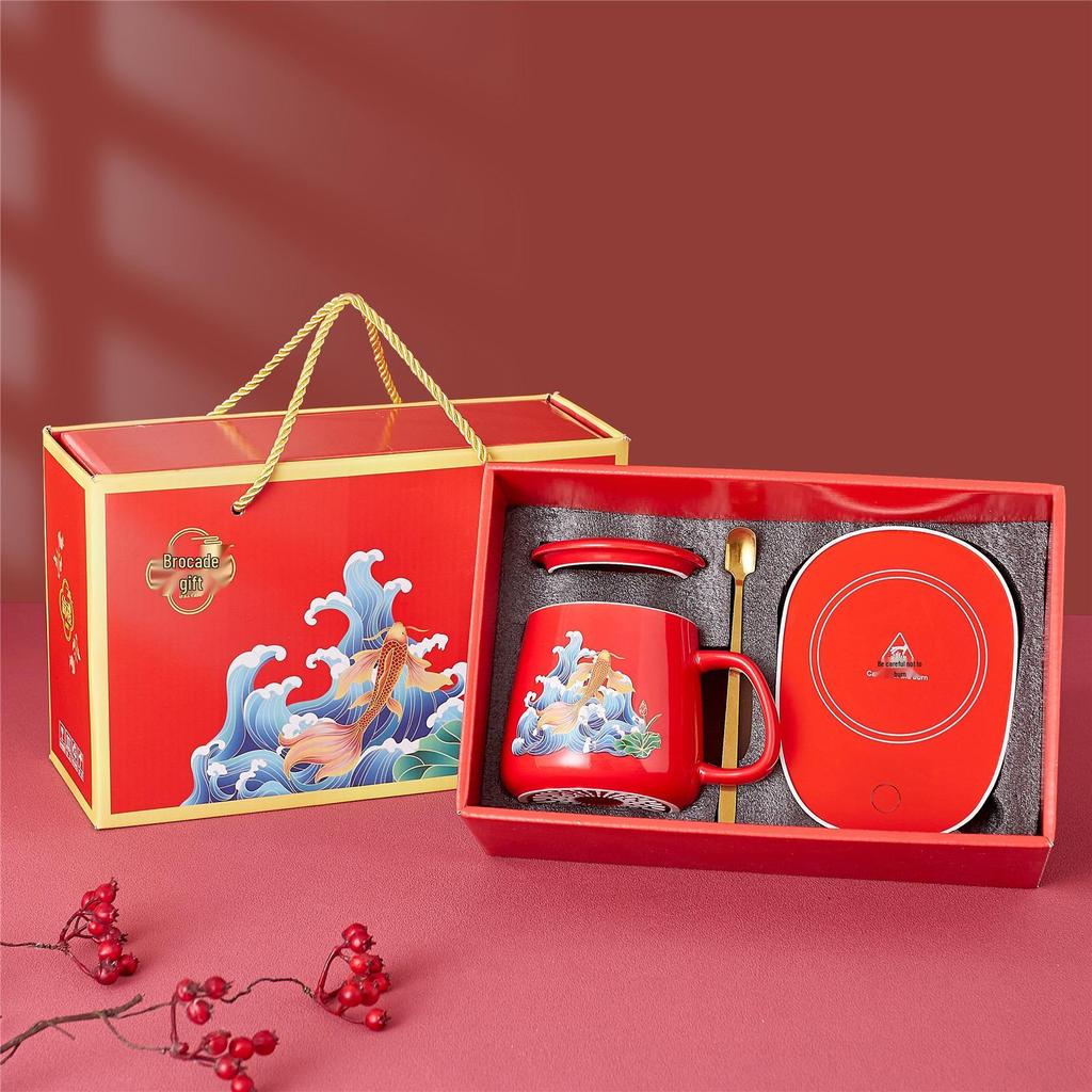 55° Temperature-Regulating Ceramic Coffee Mug Gift Set