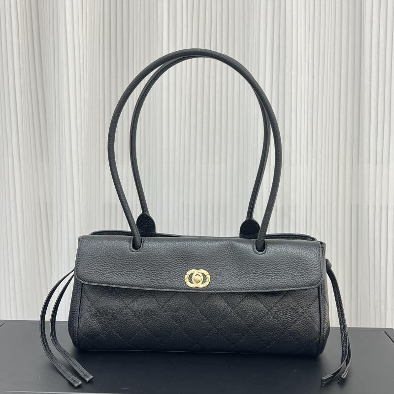 Nuova borsa a baguette in pelle bovina primo strato più venduta borsa a tracolla con manico lungo borsa tote in pelle a rombi