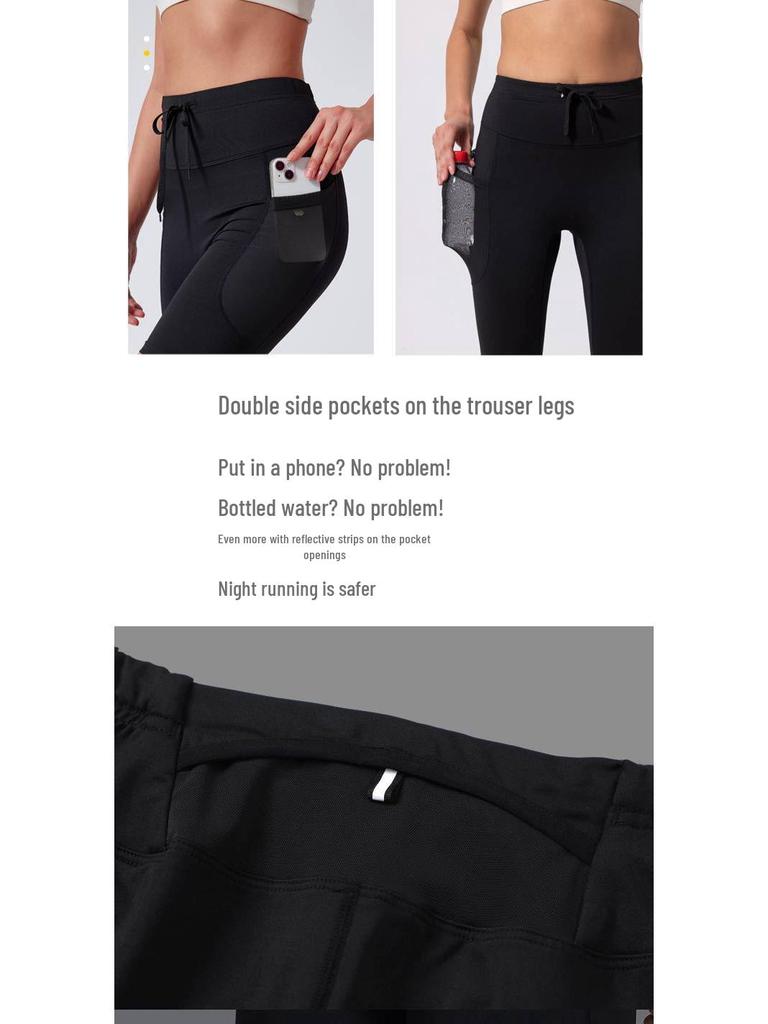 Women's Fleece-Lined Quick-Dry High-Waisted Yoga Pants