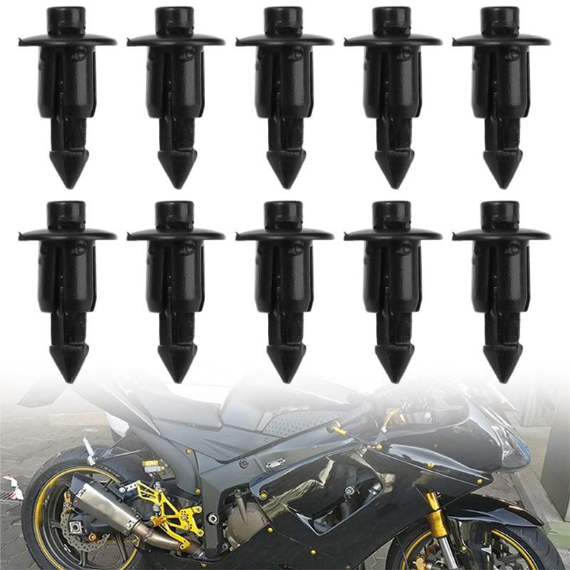 10-50 Stück Motorrad Fahrrad Verkleidung Nieten Setzpanel Kunststoff Befestigungsclips Für Suzuki Kawasaki Yamaha Motorrad Zubehör