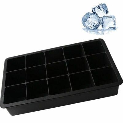 Silikon Eiswürfelbereiter Form für Eis am Stiel Kuchen Pudding Schokoladenformen Leichtes Entformen Quadratische Form Eiswürfelbehälter Formen