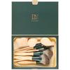 DUcare Makeup Brush Set Brushes and 3 with Storage Premium Taklon and Includes a Carrying Bag and Gift (14 Sponges) Pouch, Fiber, Ultra-Soft Brushes,