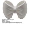 Cute Bow Toothbrush Holder Decorative Pen Holder Stylish Toothbrush Stand Desk Organizer for Pens Makeup Brushes