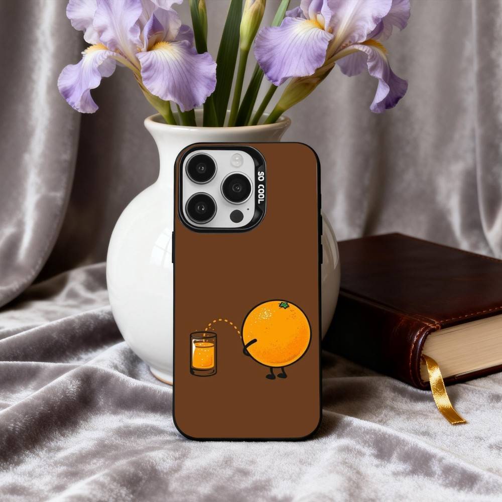 F-Funny Food Fancy art Phone Case For iPhone17,16,15,14,13,12,11 Plus,Pro Max Black Candy silver phone case
