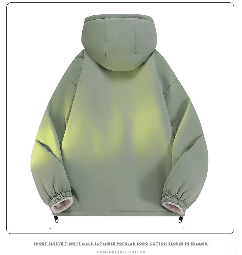 Unisex Double-Sided Lambswool Cotton Jacket - Trendy Autumn/Winter Plus-Size Thick Warm Coat