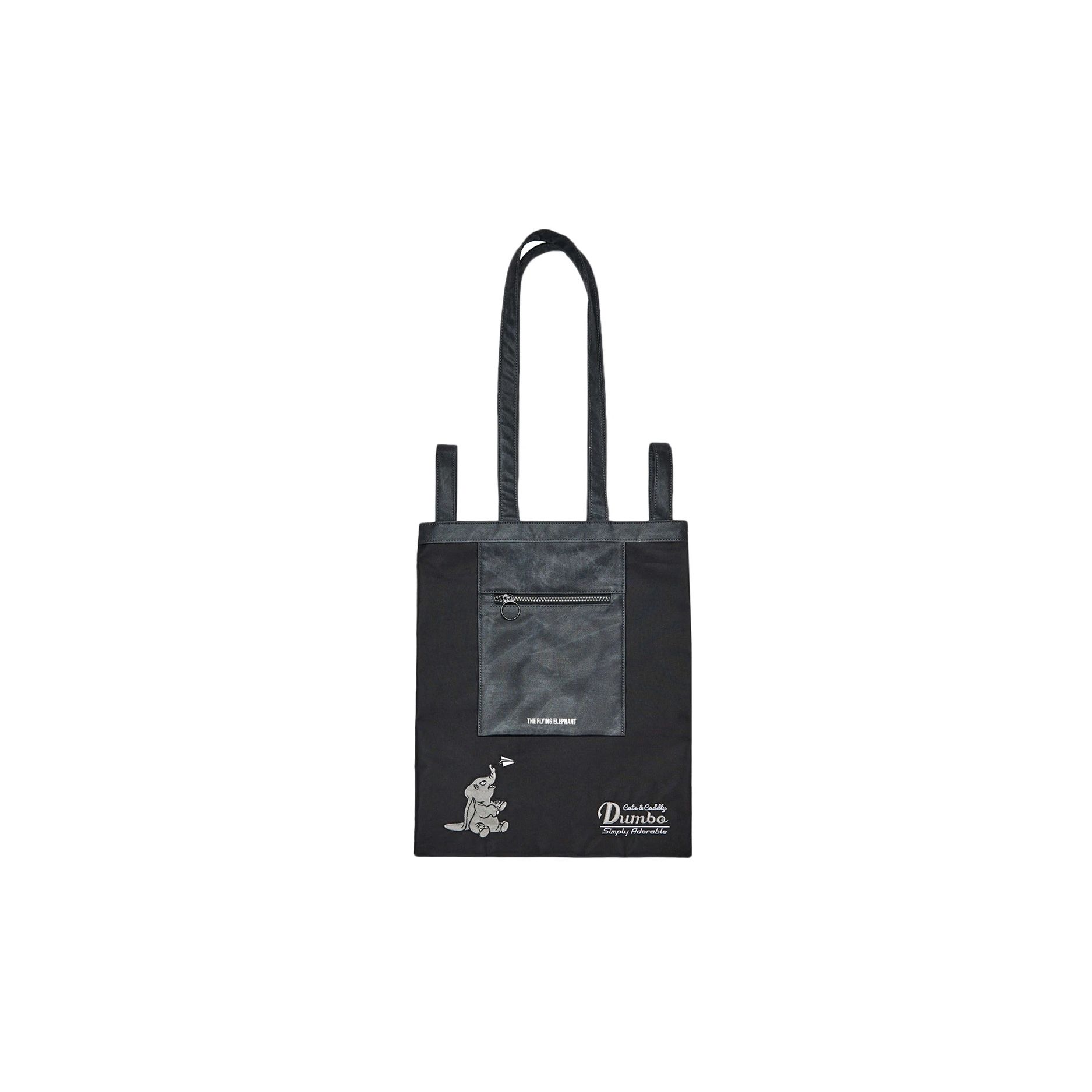 Li Ning X Disney Collaboration Dumbo Series Polyurethane Backpack Unisex Backpack Black ABDR468-1 Black