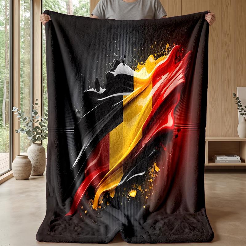 Germany national football team Theme blanket Soft Flannel Blanket Plush Throw Blanket Cozy Sofa Bed Blanket for Home Decor