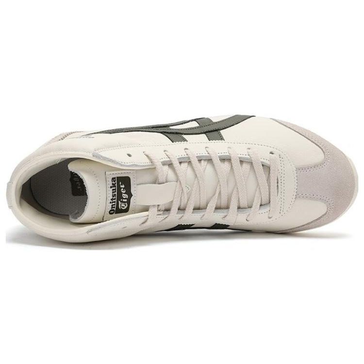 ONITSUKA TIGER Mexico Mid Runner Sports Classic Cushioning Slip Resistant Durable Mid Top Lifestyle Casual Shoes Unisex Sneaker 1183B812-100