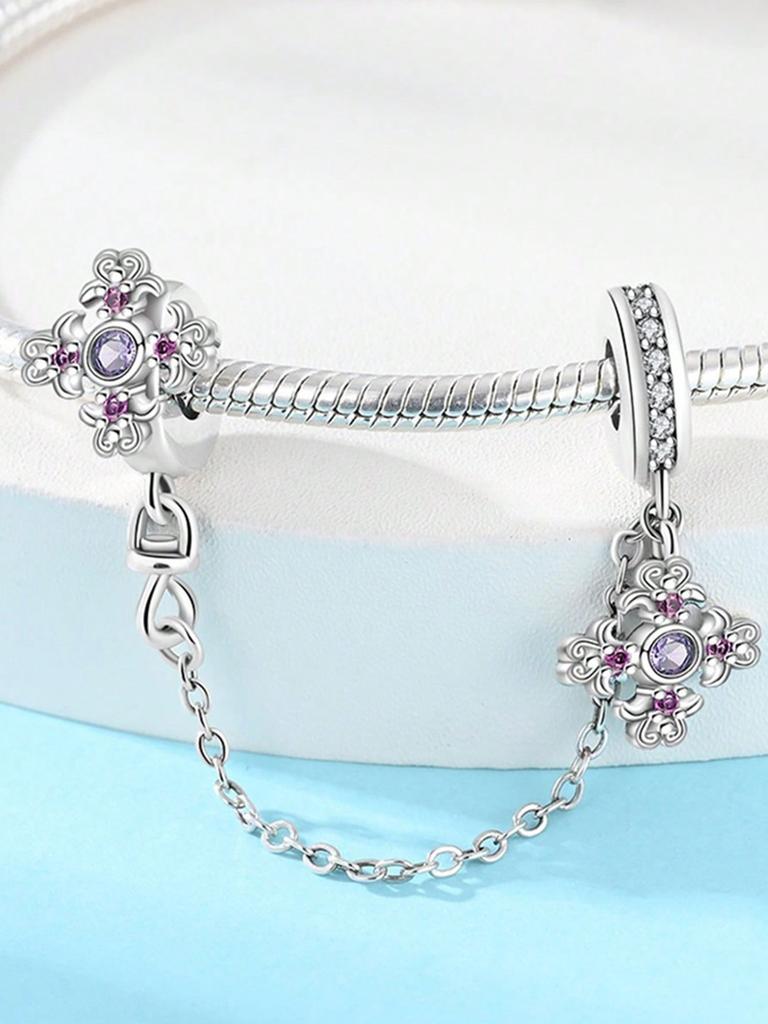 Charms Plata Copper Colors Bear Maple Leaf Safety Chains Beads Pendant For Original Bracelet For Women Diy Jewelry Love Gift