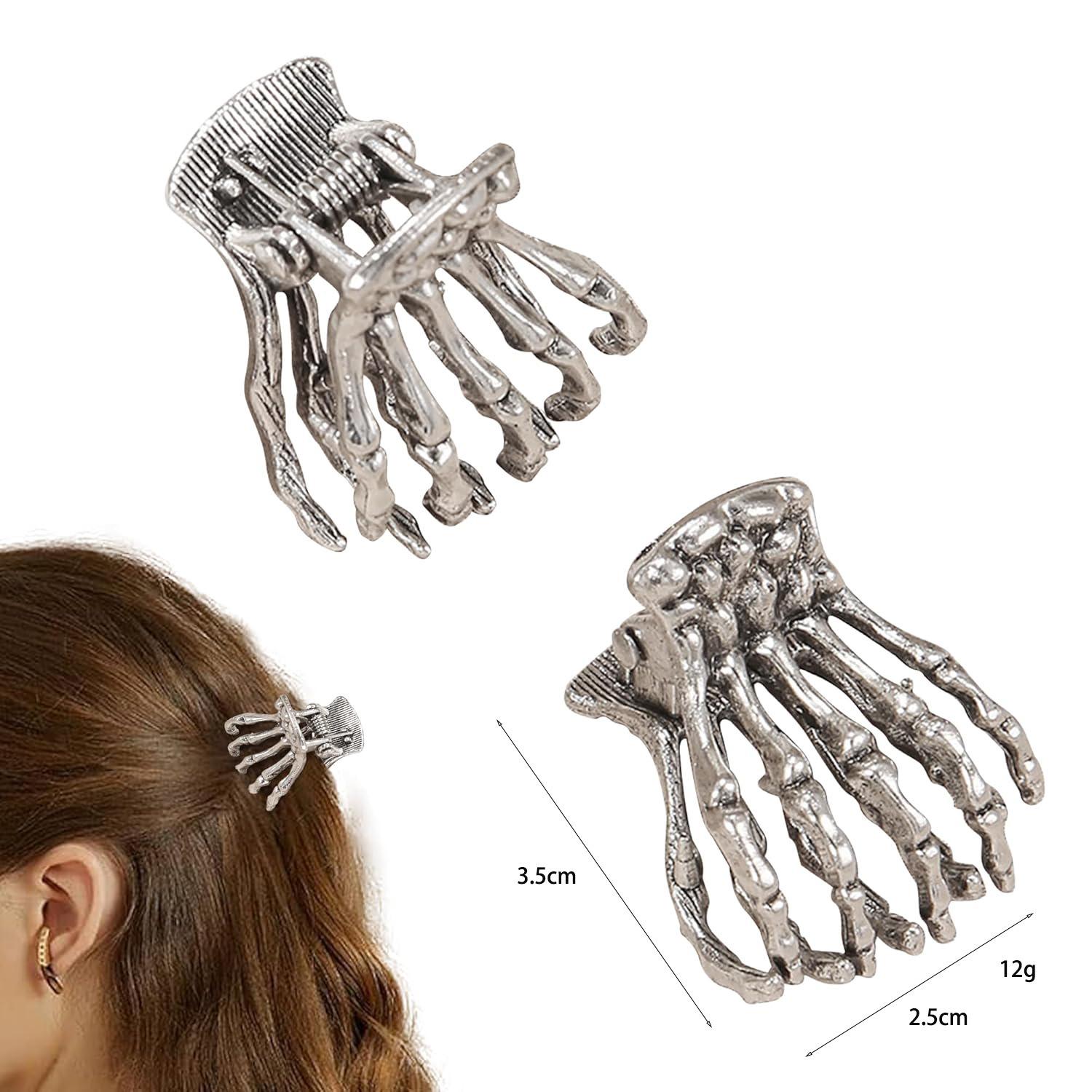 

Хэллоуин Зажим-коготь в виде летучей мыши - Простой аксессуар для волос для прически «пучок» (Тьма)