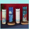  Thermos élégant à double paroi en acier inoxydable de style national avec infuseur à thé