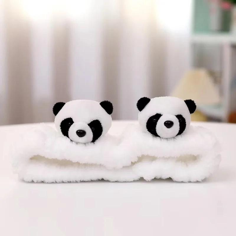 Cute Cartoon Panda Snap Bracelets Panda Girl Hair Band Children's Bracelet Creative Children's Toy Children's Gift