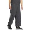 adidas Calças Esportivas Casuais Woven Future Style Color Block Corte Solto Masculino Parte de Baixo Preto-Carvão Cinza-Claro JL9989