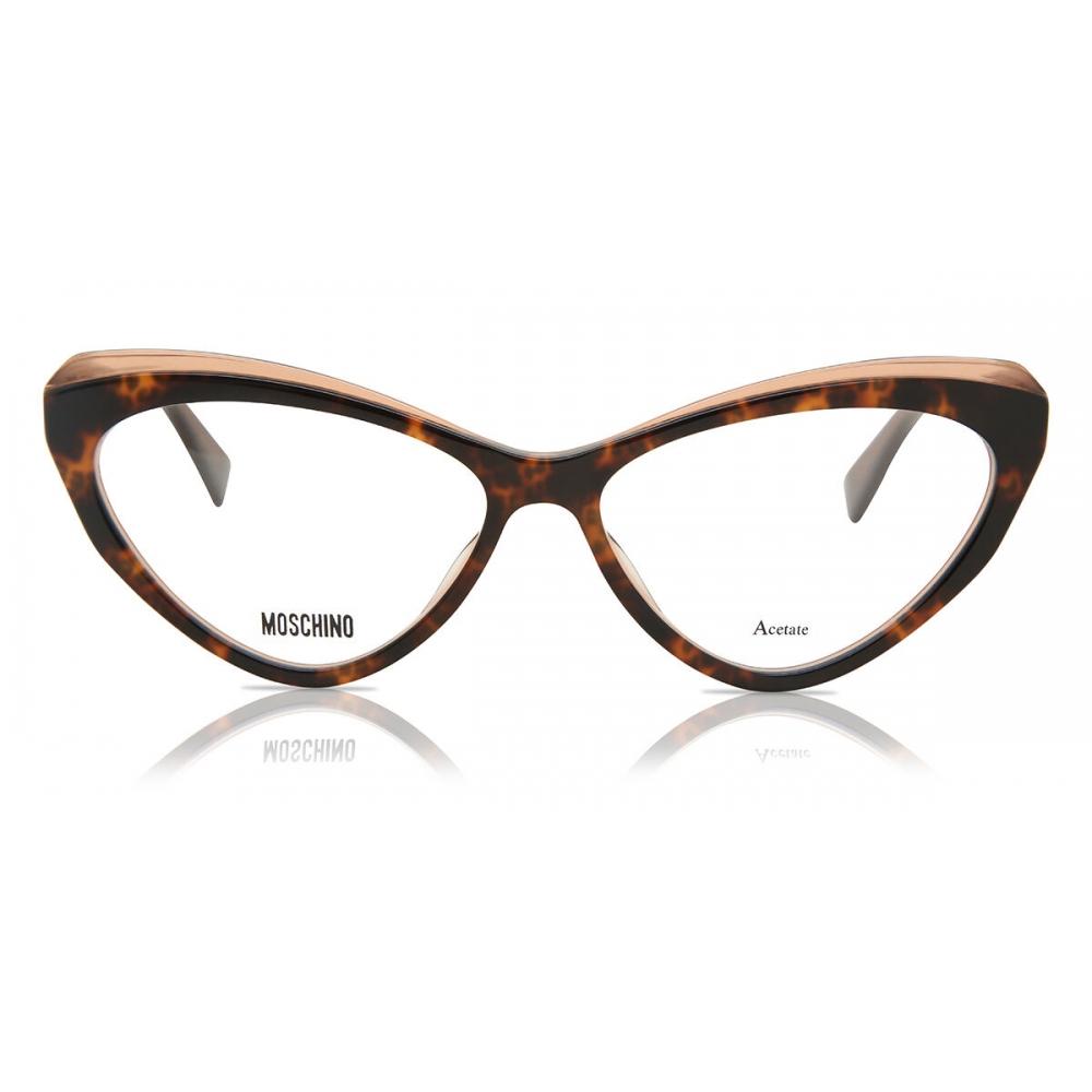 

Moschino Mos568 L9g Women Eyeglasses Orange Tortoise/54