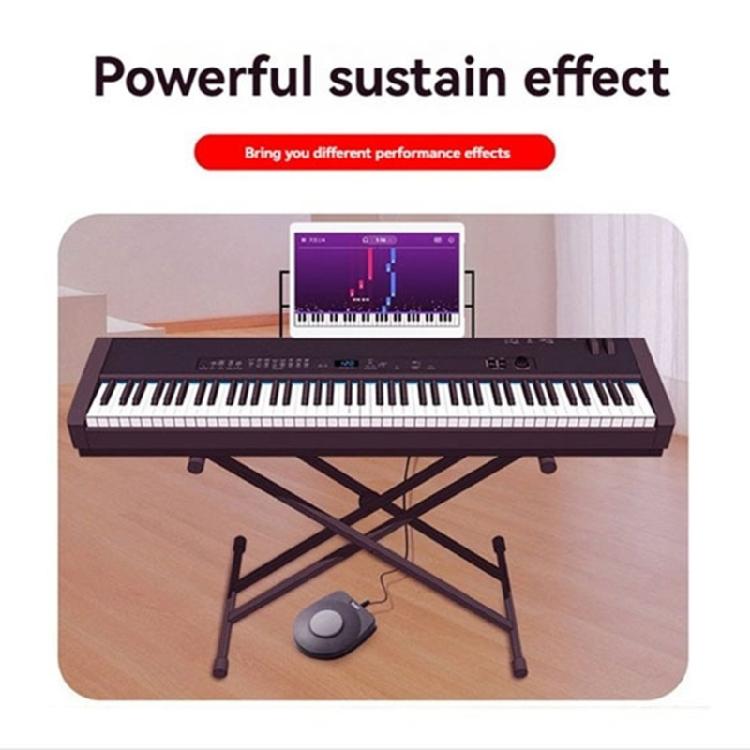 Universal Compact Sustain Pedal Electronic Drum Pedal  for Drum Digital Pianos Electronic Organ Keyboards Enduring