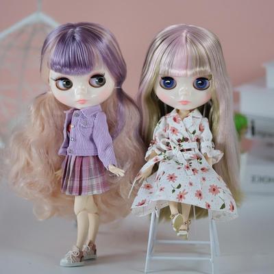 ICY DBS Blythe Doll 1/6 Doll 30cm beyaz tenli parlak yüz bjd bebek tam set SD