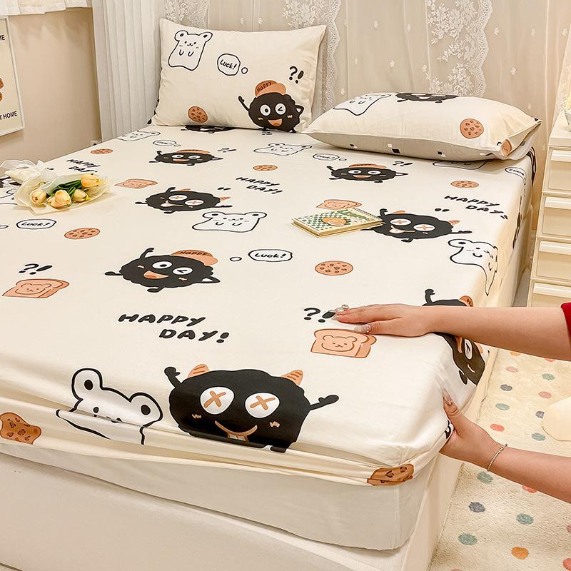 100 Cotton Printed Mattress 60 Cotton Boys Cartoon Girl Small Floral Small Fresh Simmons Protective Cover