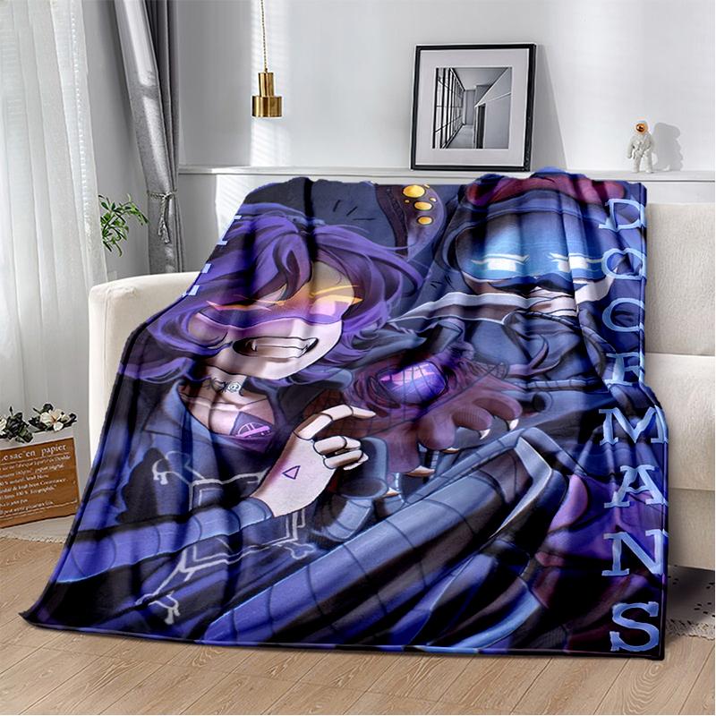 2025 New Style 3D Murder Drones Uzi Cartoon Soft Blankets,Throw Blanket Comfortable Blanket for Picnic Beds Sofa Home Bedroom