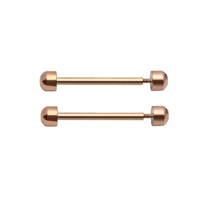 2 Pieces/set Watch Screw Tube Stem for Watch, for Smart Watch Stem Link Kit for 16mm 18mm 20mm 22mm Band Strap