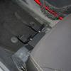 Car Metal Under Front Seat Fire Extinguisher Bracket Rack For Jeep Wrangler JK 2007-2017 Interior Accessories