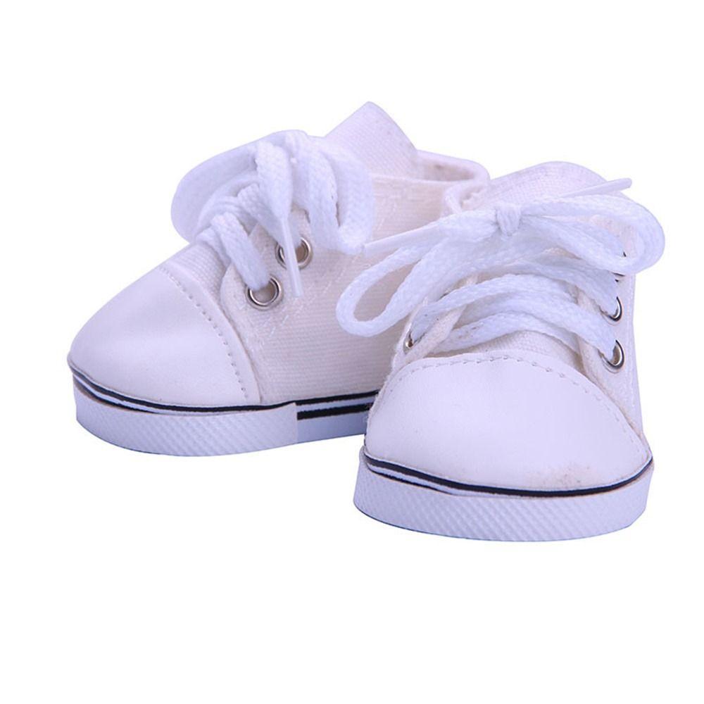For 18-inch Doll DIY Clothes Accessories 43cm Doll Shoes Cloth Shoes Sneakers Casual Wear Shoes