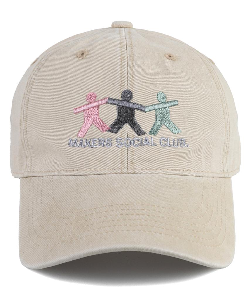 Wig Makers Social Club Cation Ball Cap - Light Beige
