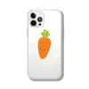 Cute Carrot Phone Case Transparent Fundas for Iphone 14 11 12 13 Mini Pro Max Se 5 6 6 S 7 8 Plus Xr X Xs Shockpoof Back Cover