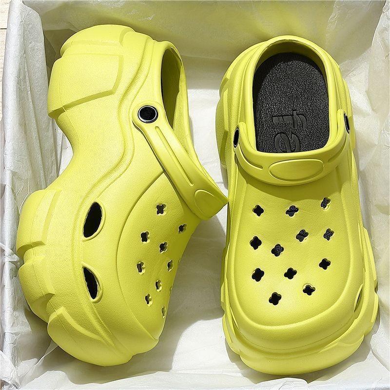 Women's Summer Height-Boosting EVA Non-Slip Closed Toe Slippers