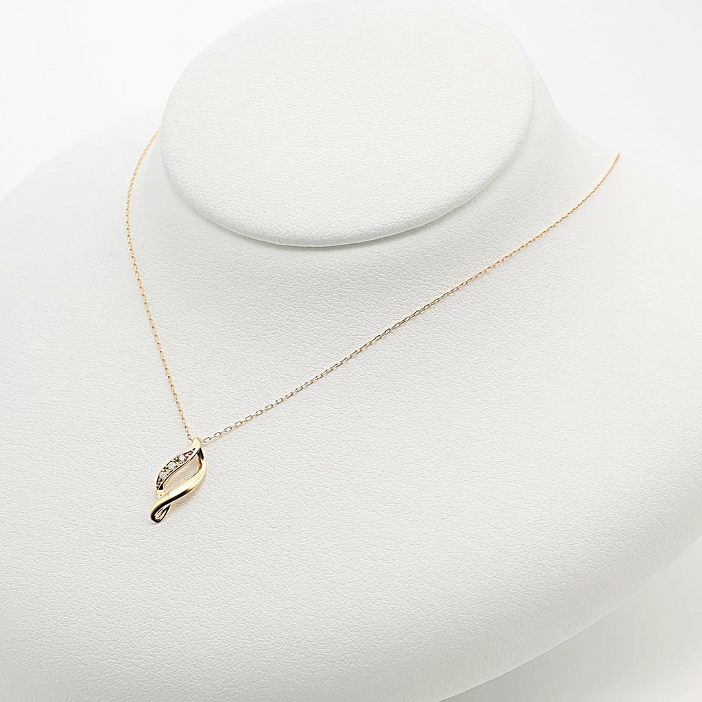 Estelle Official Women's Necklace, 10K Yellow Gold with Diamonds, 0442-0207-0020-0000