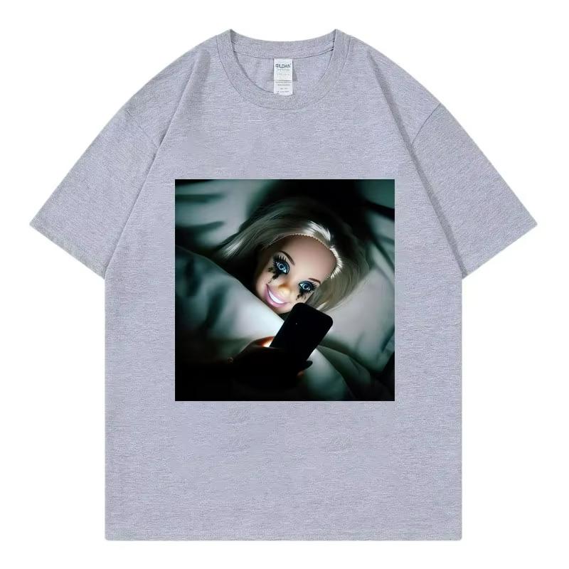 Disgusting Doll Face Funny Meme Graphic T Shirts High Quality Fashion Tshirt Unisex Women Casual Short Sleeve Tshirts