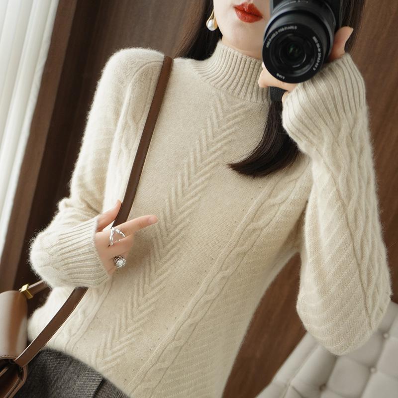 Women Sweater Turtleneck MODERN NEW SAGA Winter Knitted Pullover Autumn Soft Warm Wool Sweaters Knit Top Female Jumper