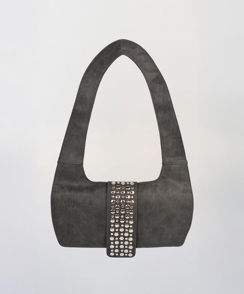 Yujeong Rivet Hobo Bag (Charcoal)