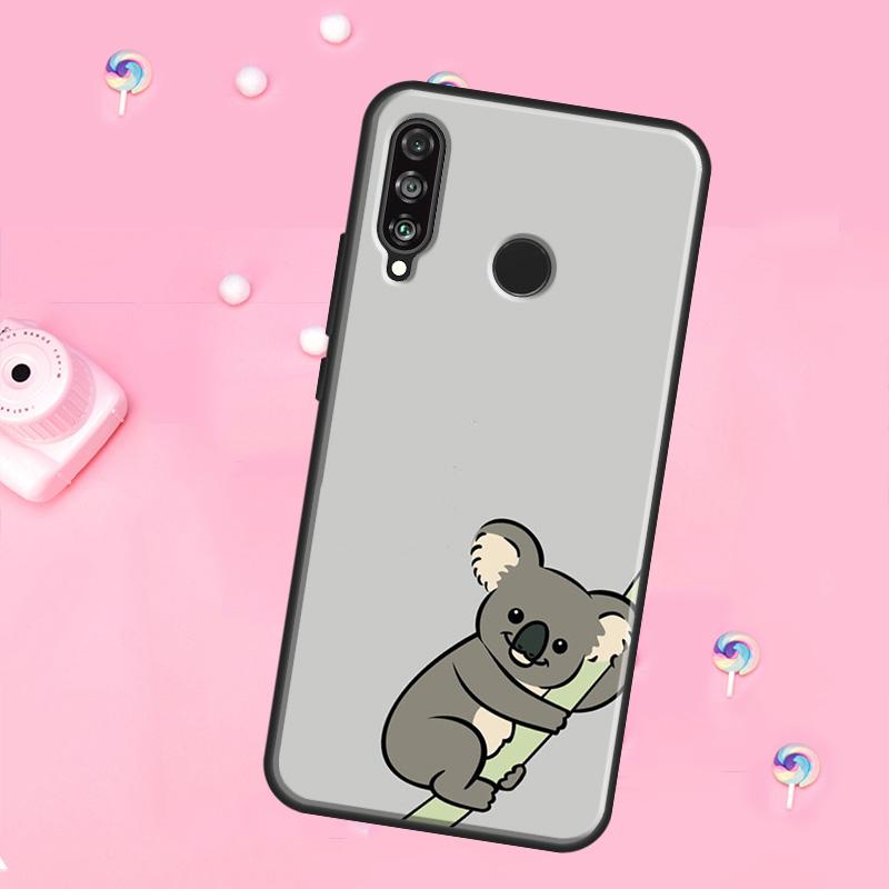 Cartoon Watercolor Animal Koala For Huawei Nova 12s 12i 8i 11i 9 10 SE Y60 Y70 Y90 Y72 Y73 Y61 Y91 P60 Pro P30 P40 Lite Case