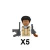 Medieval Military Figures Octopus Sea Demon Knights Building Blocks Weapons Accessories Sword Temple Spear Shield MOC MINiBricks