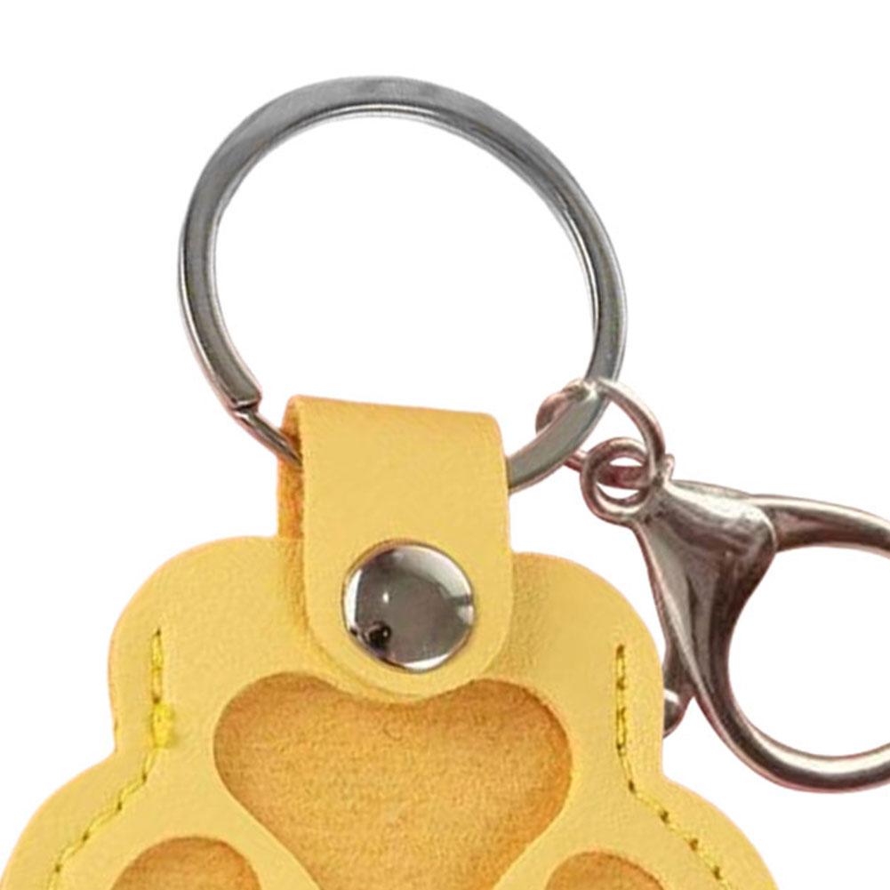 Cat Dog Hair Collectable Keychain Commemorative Pet Hair Storage Bag Keychain Cat Dog Fur Container Pendant for Pet Lovers