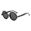 Fashion Round Frame Sunglasses, Personalized Tiled Skull Shape Glasses, Sunglasses