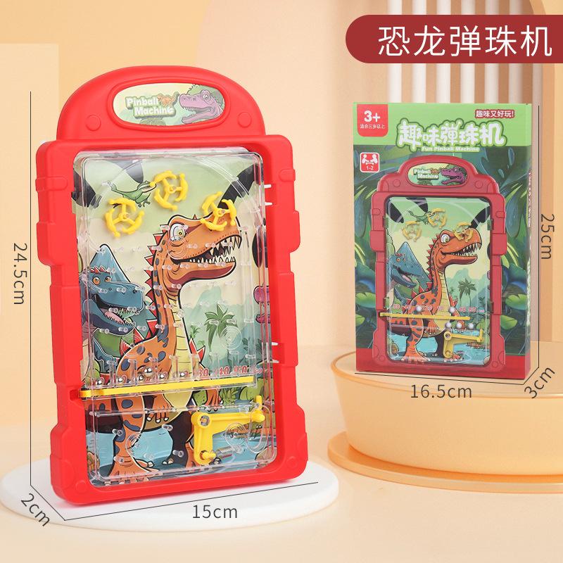 Puzzle Cartoon Doppelseitige Pachinko-Scheibe Handheld Pachinko-Spielmaschine Labyrinth Laufende Kugeln Spur Süßigkeiten Spielzeug
